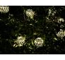 Silver Ornament Solar String Lights